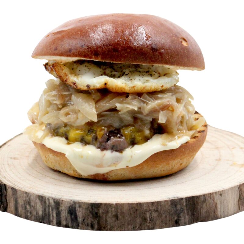 Egg & Onion Burger