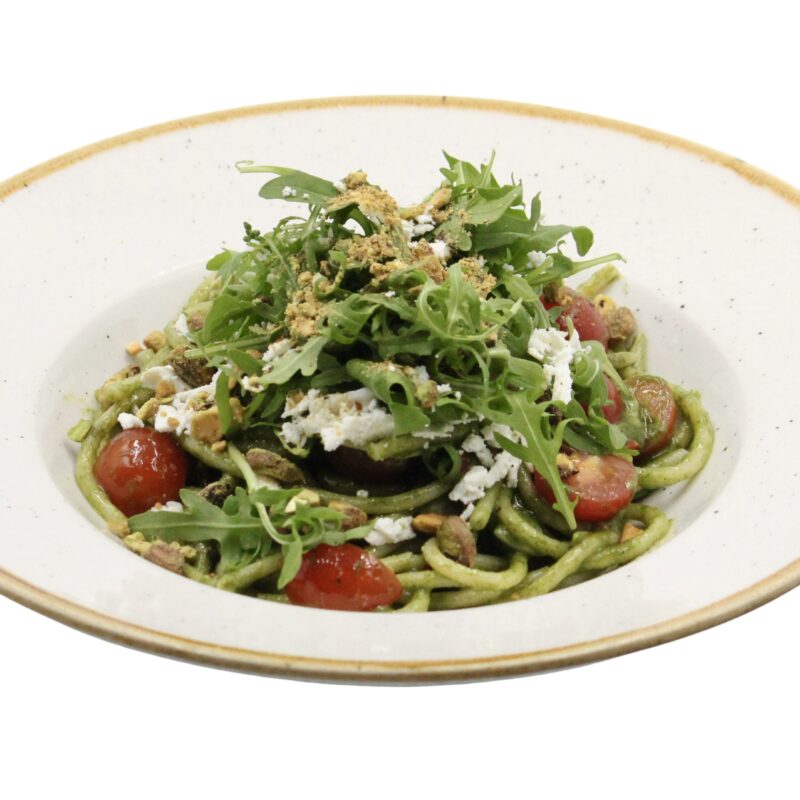 Spaghetti pesto bez kurczaka